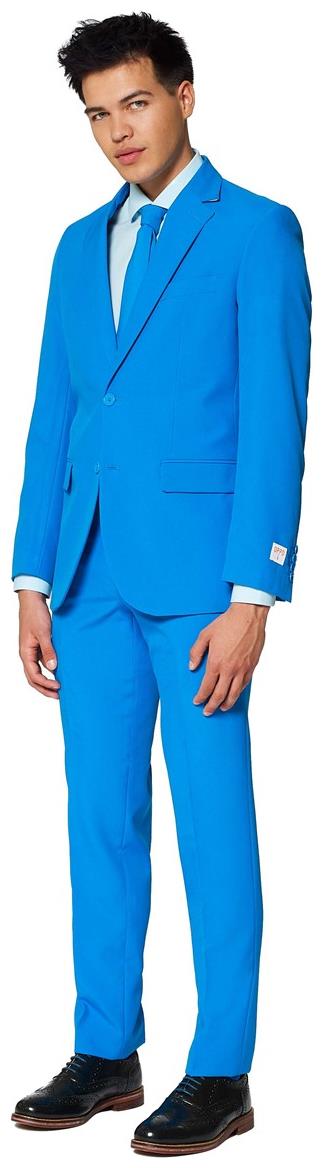 OppoSuits Blue Steel Men's Suit for Fashion Events Weddings and Special Occasions