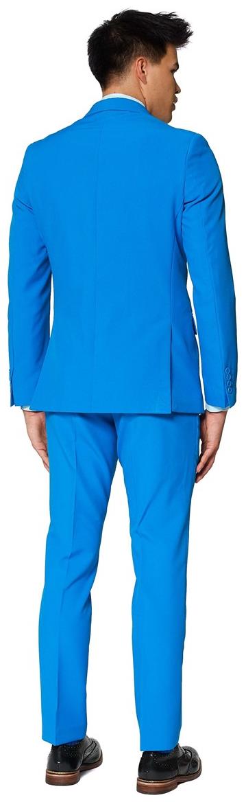 OppoSuits Blue Steel Men's Suit for Fashion Events Weddings and Special Occasions