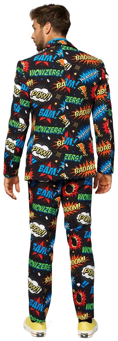 OppoSuits Badaboom Men Suit for Halloween Parties Themed Events and Costume Celebrations