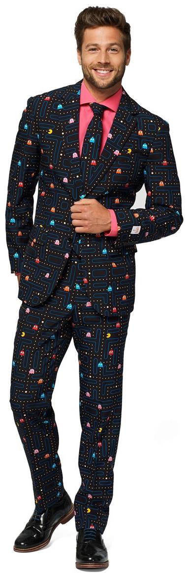 OppoSuits PAC-MAN Men's Suit for Halloween Parties Costume Events and Arcade Gaming Celebrations