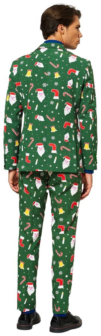 OppoSuits Santaboss Costume Suit for Holiday Parties Christmas Theme Events and Festive Celebrations