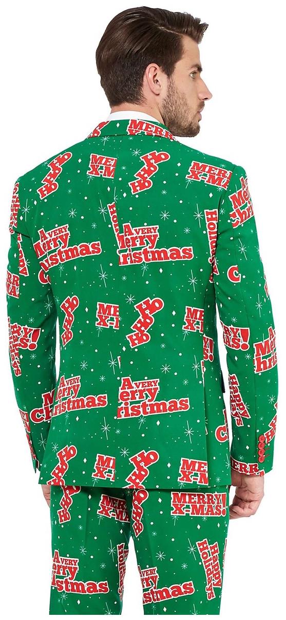 Funny OppoSuits Men's Happy Holidude for Christmas Parties Holiday Gatherings and Festive Celebrations