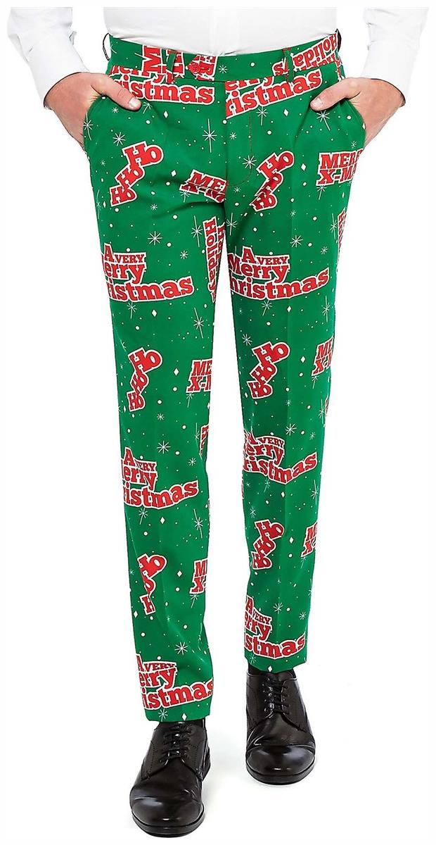 Funny OppoSuits Men's Happy Holidude for Christmas Parties Holiday Gatherings and Festive Celebrations