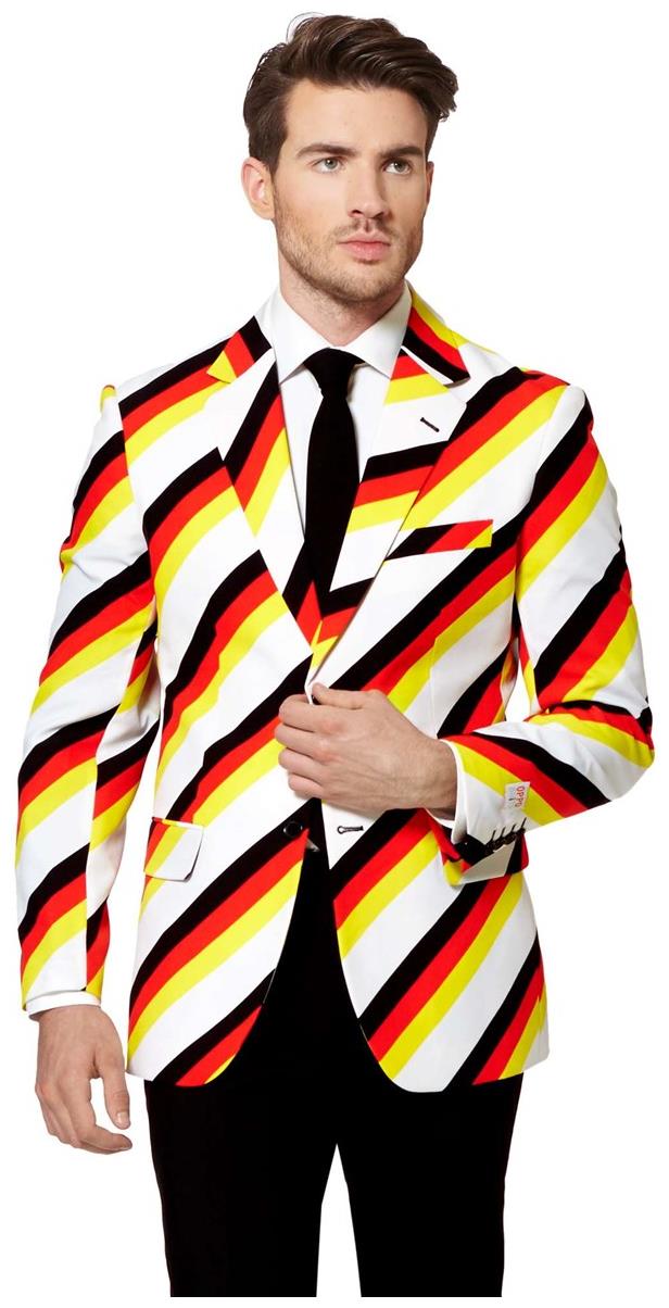 OppoSuits Der German Suit for Soccer Fans Costume Themed Events and Parties