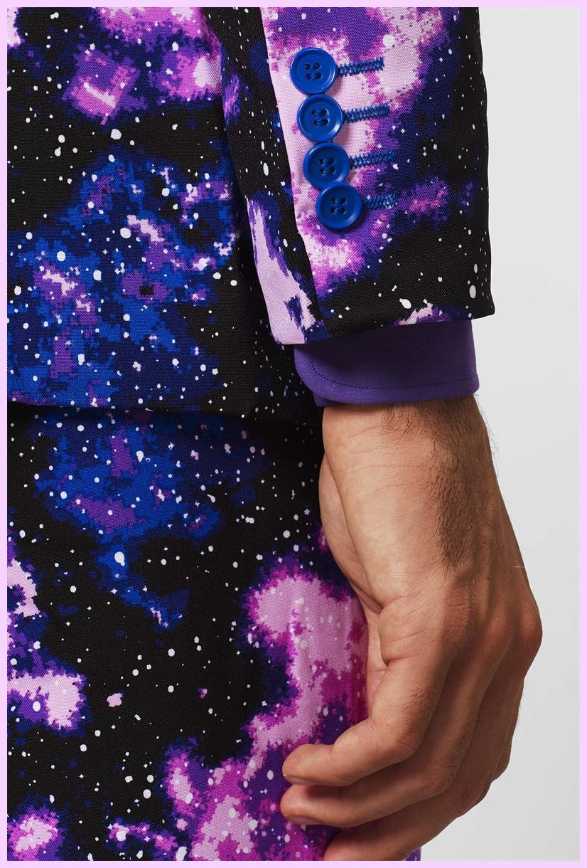 OppoSuits Galaxy Guy Suit for Halloween Parties Cosplay Events and Themed Dress Up