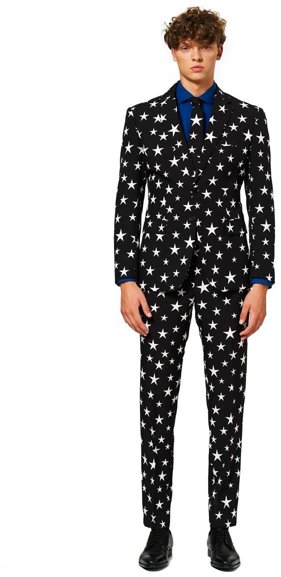 Stylish OppoSuits Men's Starstruck Suit for Holiday Parties Celebrations and Special Events