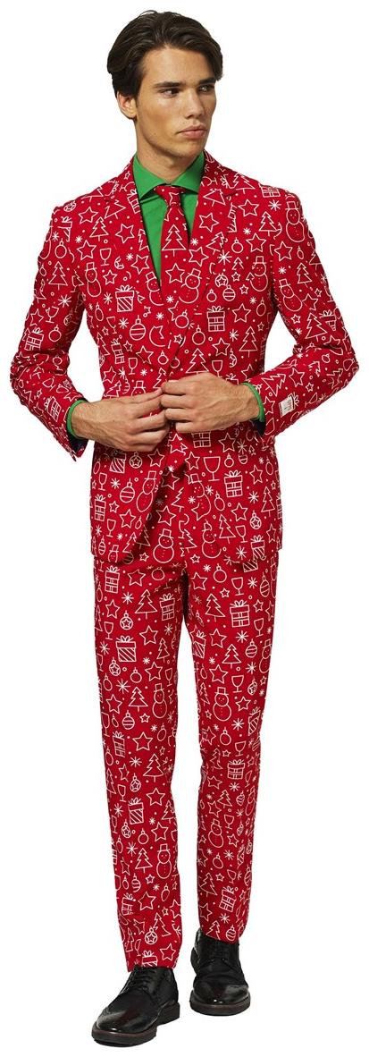 Stylish OppoSuits Men's Iconicool Suit for Christmas Parties and Holiday Celebrations