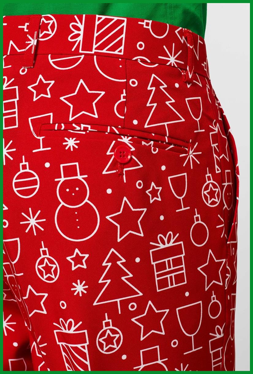 Stylish OppoSuits Men's Iconicool Suit for Christmas Parties and Holiday Celebrations