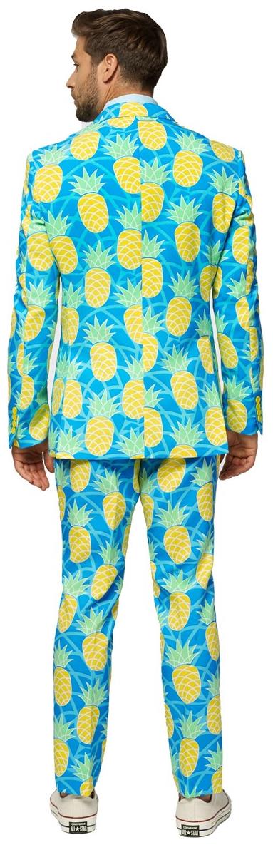 Vibrant OppoSuits Men's Shineapple Suit for Tropical Parties Events and Fun Celebrations