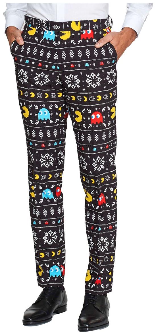 OppoSuits Winter PAC-MANT Suit for Holiday Parties Corporate Events Festive Celebrations