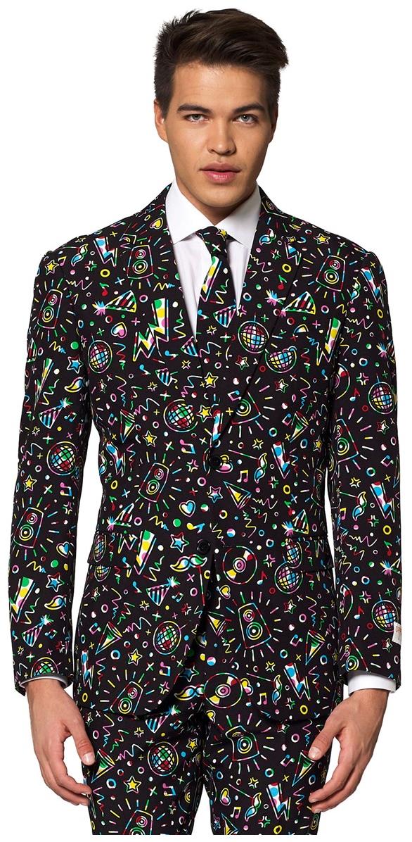 Stylish OppoSuits Disco Dude Suit for Parties Celebrations and Halloween Events