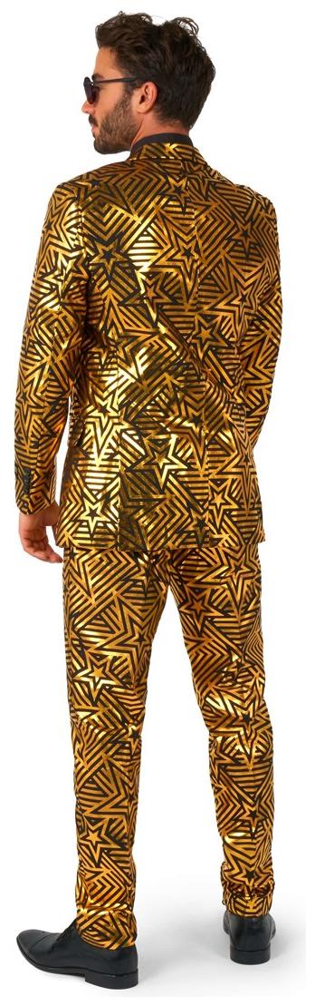 OppoSuits Men's Suits Golden Geo Star