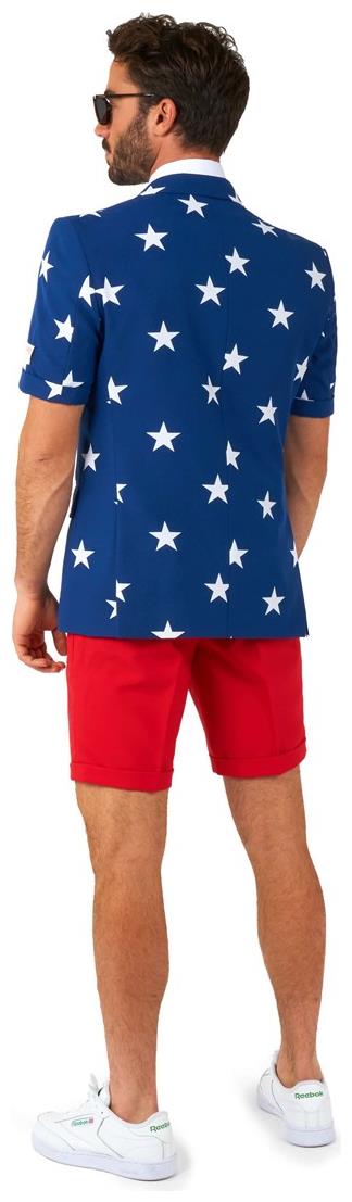 OppoSuits Men's Summer Suits SUMMER Stars and Stripes