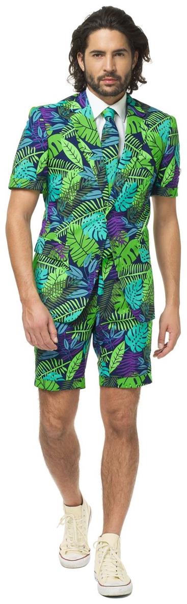 OppoSuits Summer Jungle Suit for Festivals Holiday Events and Party Celebrations