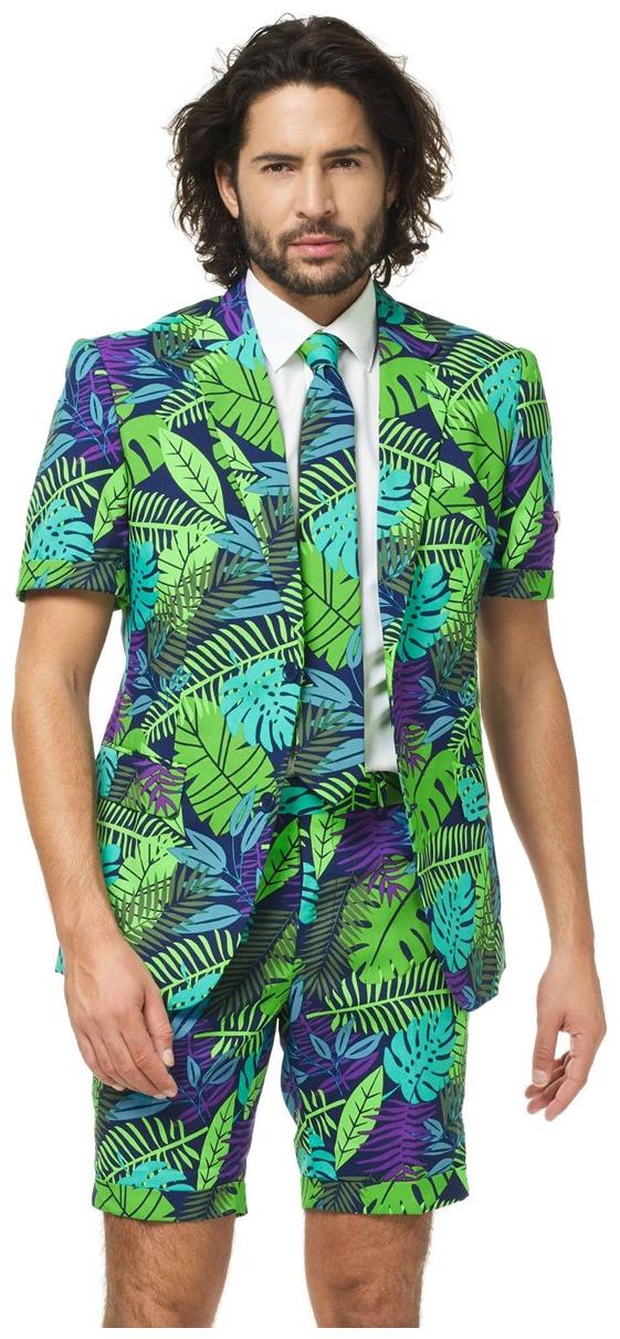 OppoSuits Summer Jungle Suit for Festivals Holiday Events and Party Celebrations