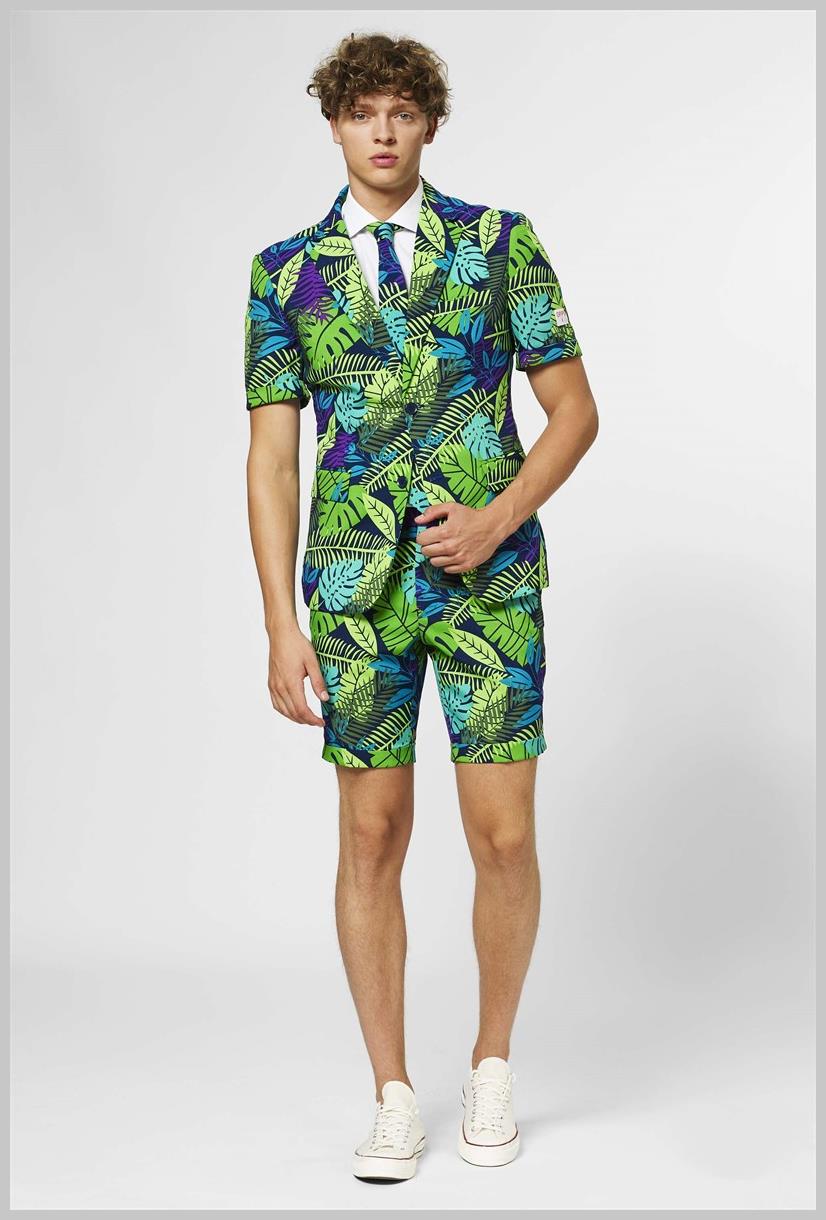 OppoSuits Men's Summer Suits SUMMER Juicy Jungle
