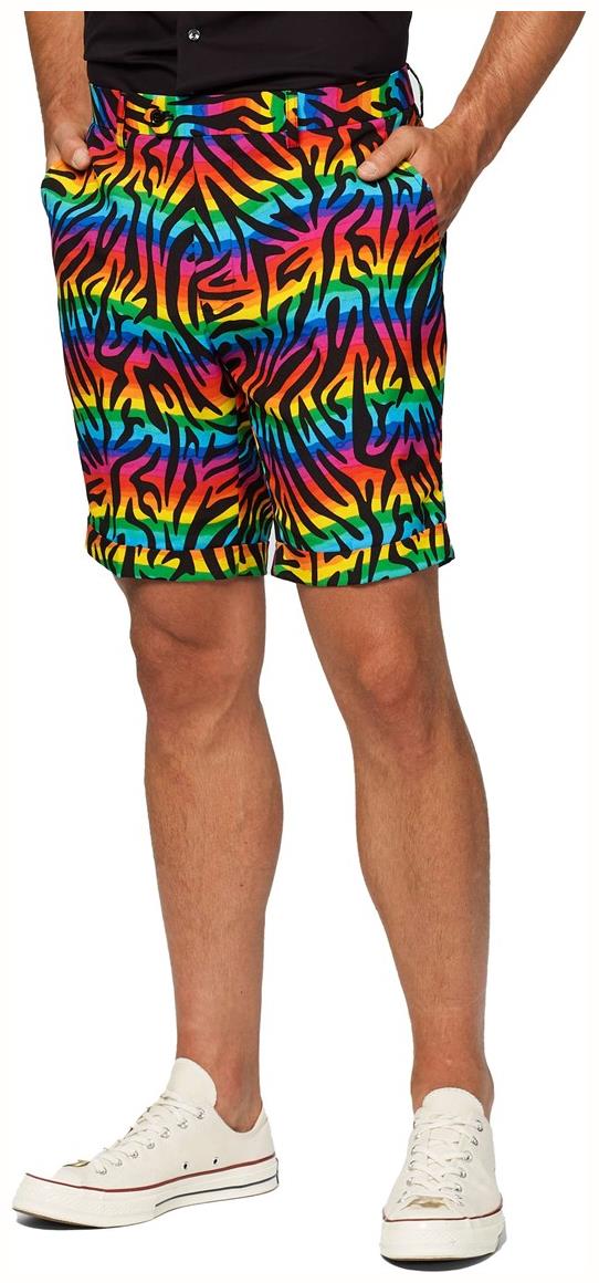 OppoSuits Men's Colorful Summer Suit for Festivals Pride Events and Poolside Parties