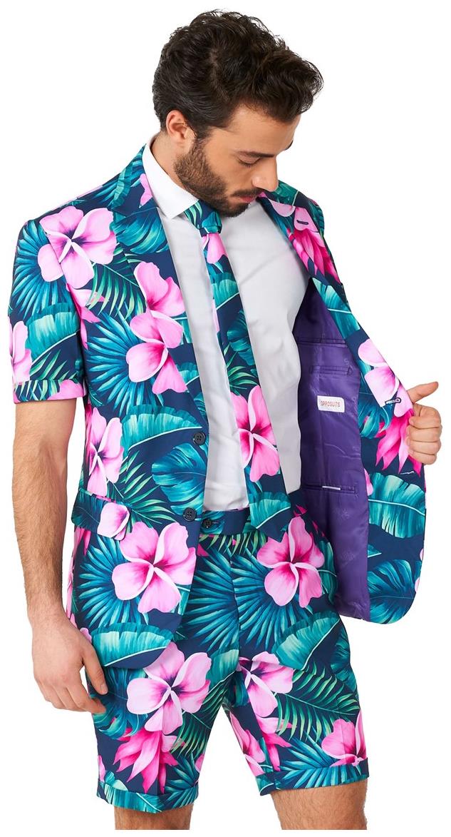 Stylish OppoSuits Summer Suit for Beach Parties Vacations and Tropical Events