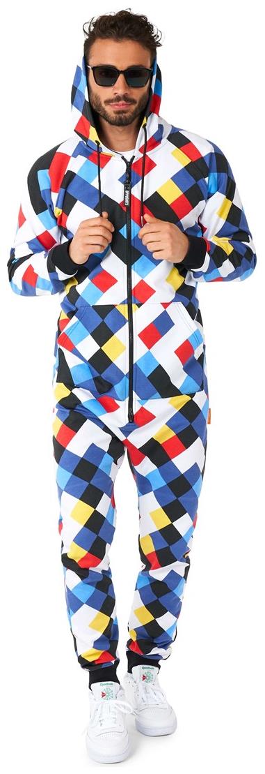 Stylish OppoSuits Men's Onesies CrissCrosser for Comfortable Fun and Unique Holiday Gatherings