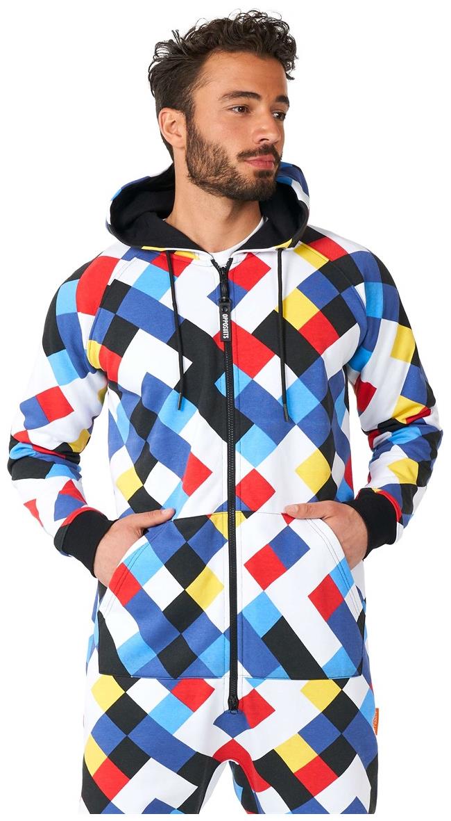 Stylish OppoSuits Men's Onesies CrissCrosser for Comfortable Fun and Unique Holiday Gatherings
