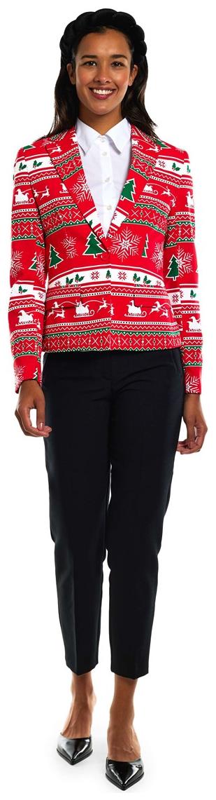 OppoSuits Women's Christmas Blazer for Holiday Parties and Festive Celebrations