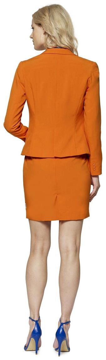 Stylish OppoSuits Foxy Orange Suit for Women Perfect for Holiday Events Parties and Festive Celebrations