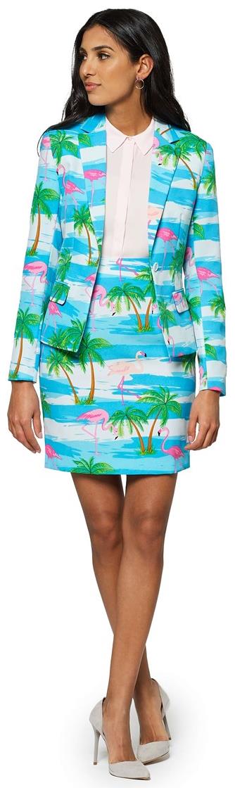 Tropical OppoSuits Women's Flamingirl for Summer Parties Beach Vacations and Fun Events