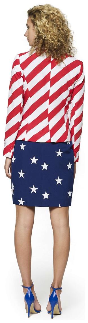 Stylish OppoSuits Women's American Suit for Holidays Parties Patriotic Events and Cosplay