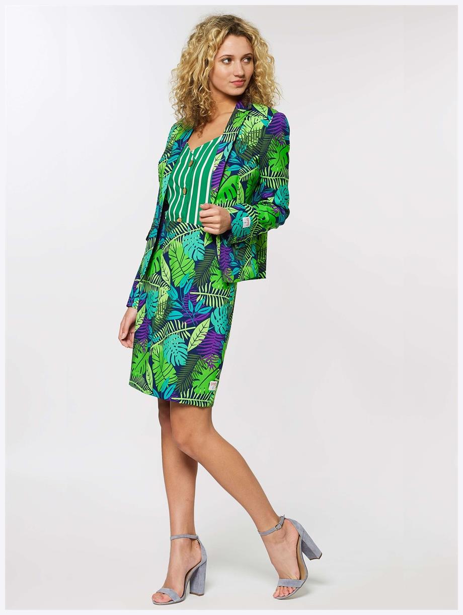 OppoSuits Jungle Jane Women's Suit for Weekend Adventures and Festive Events
