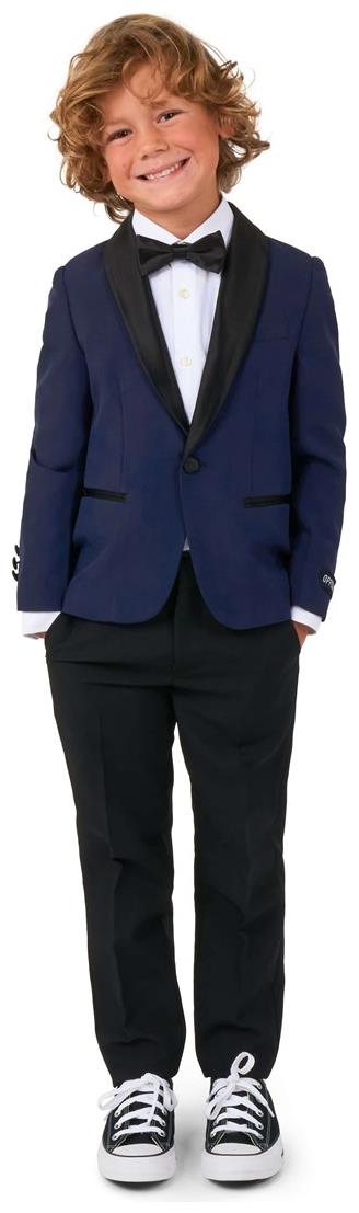 Stylish OppoSuits Boys Midnight Blue Tuxedo for Weddings and Formal Events