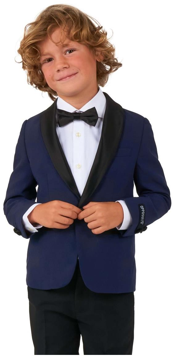 Stylish OppoSuits Boys Midnight Blue Tuxedo for Weddings and Formal Events