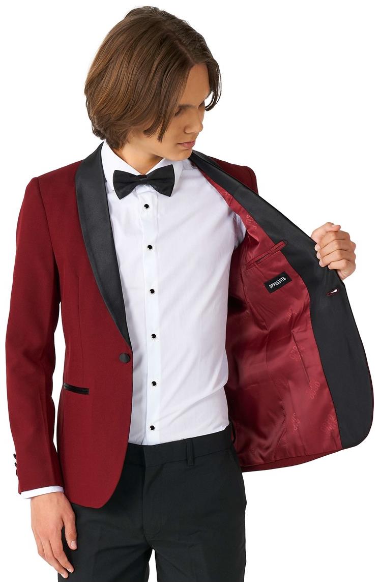 OppoSuits Teen Boys' Tuxedos TEEN BOYS Hot Burgundy