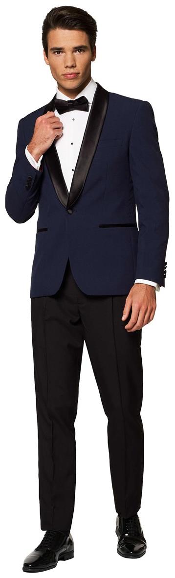 Stylish OppoSuits Midnight Blue Tuxedo for Men Perfect for Formal Events and Special Occasions