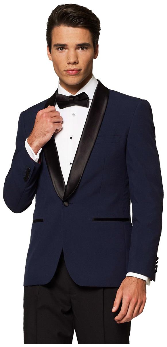 Stylish OppoSuits Midnight Blue Tuxedo for Men Perfect for Formal Events and Special Occasions