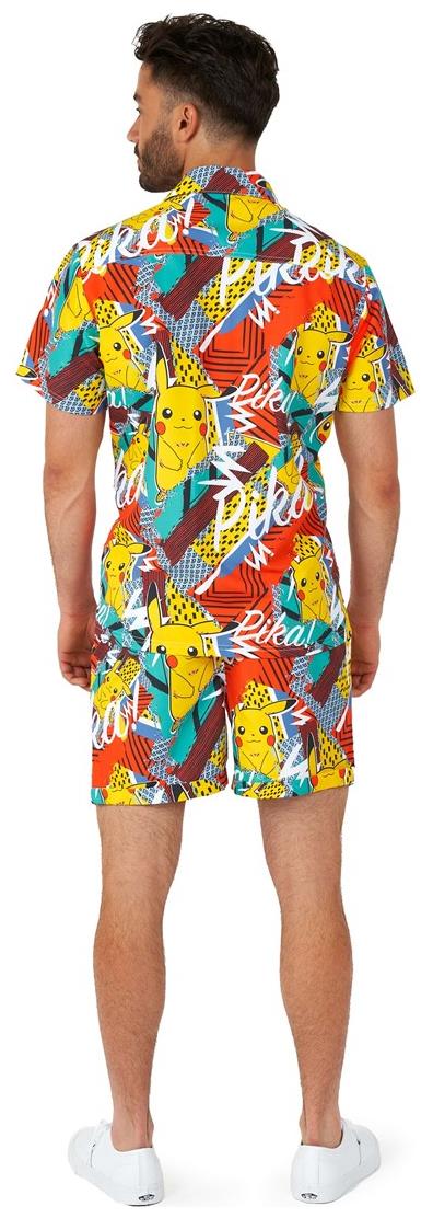 OppoSuits Men's Summer Sets Pika Pikachu
