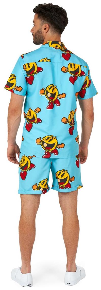 Fun OppoSuits Men's Pac-Man Waka-Waka Summer Set for Pool Parties Beach Days and Casual Summer Events