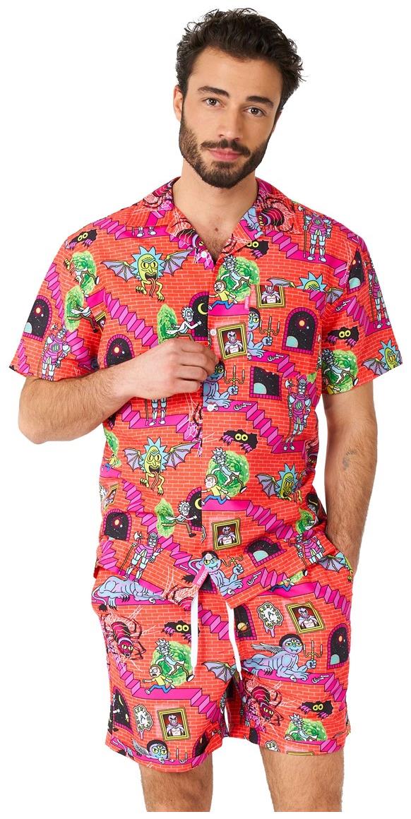 OppoSuits Men's Summer Sets Rick & MortyT Surreal