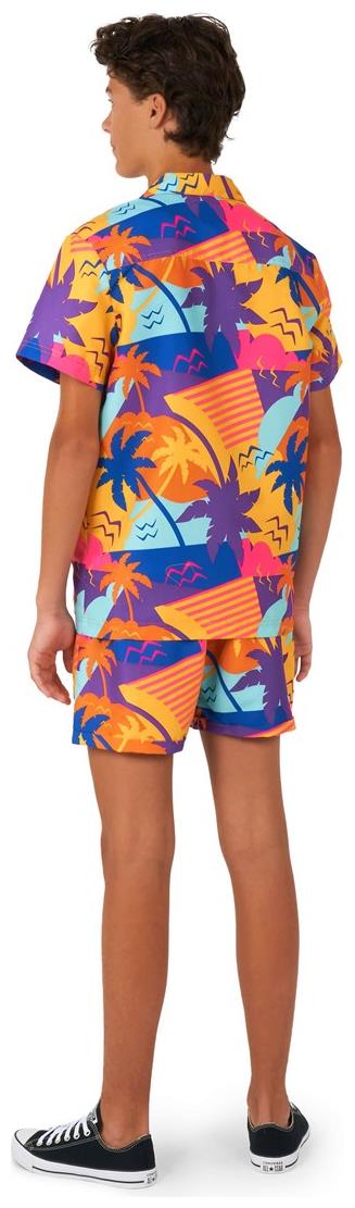 OppoSuits Teen Boys Palm Power Summer Set for Beach Parties and Tropical Adventures
