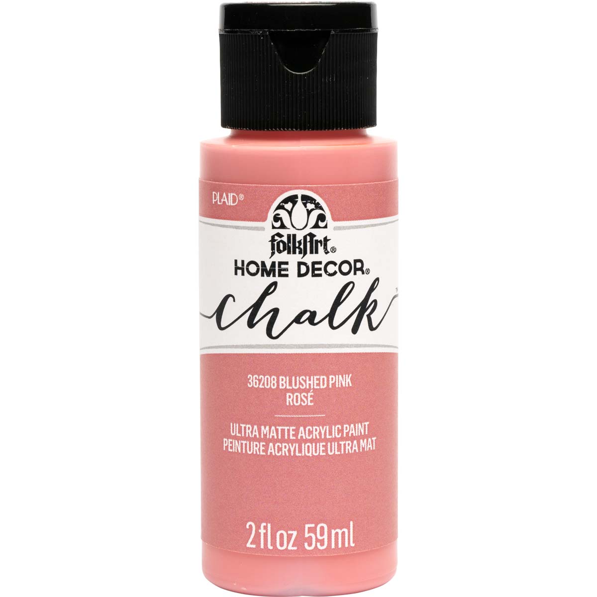 FolkArt Chalk Acrylic Paint - Blushed Pink (2 oz Bottle)