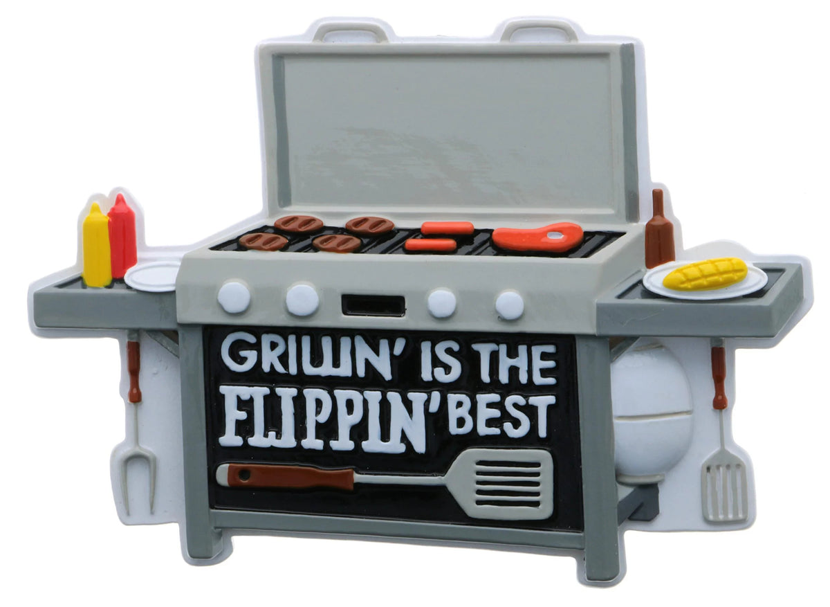 Grillin Personalizable Ornament