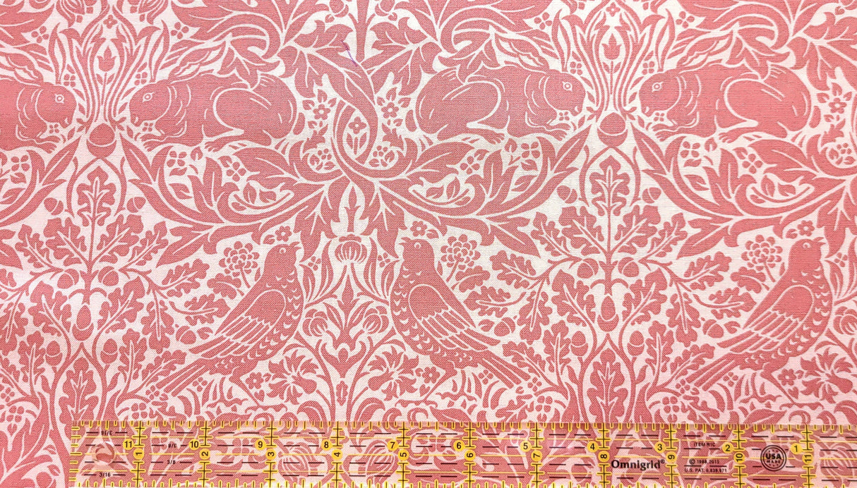 Quilting Cotton Wandle Brer Rabbit Coral Free Spirit Fabrics