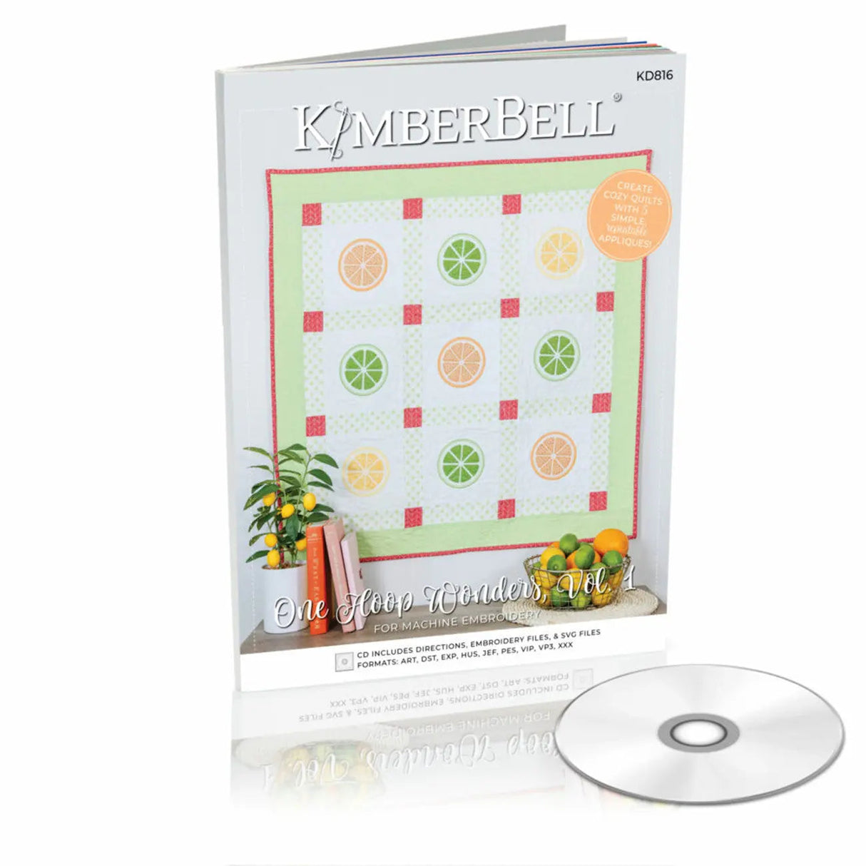 Machine Embroidery Quilt Pattern Book One Hoop Wonders