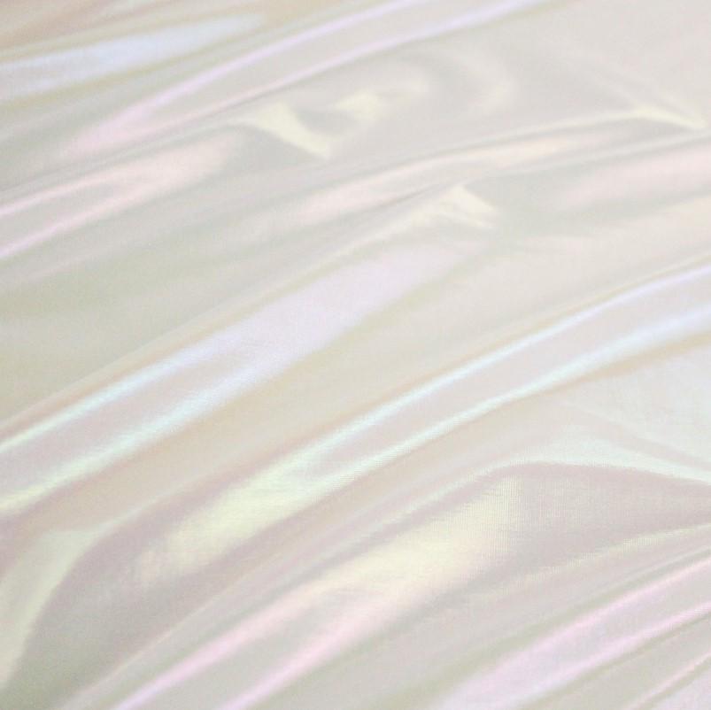 Foiled Spandex Opal Rainbow Fabric