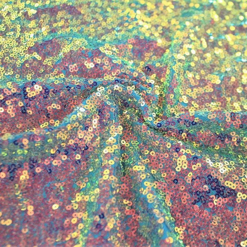 Sequin Mesh Stretch Fabric