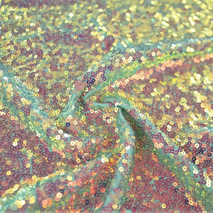 Sequin Mesh Stretch Fabric