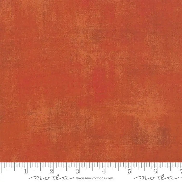 Cotton Fabric Orange Grunge Basics Pumpkin 44/45"