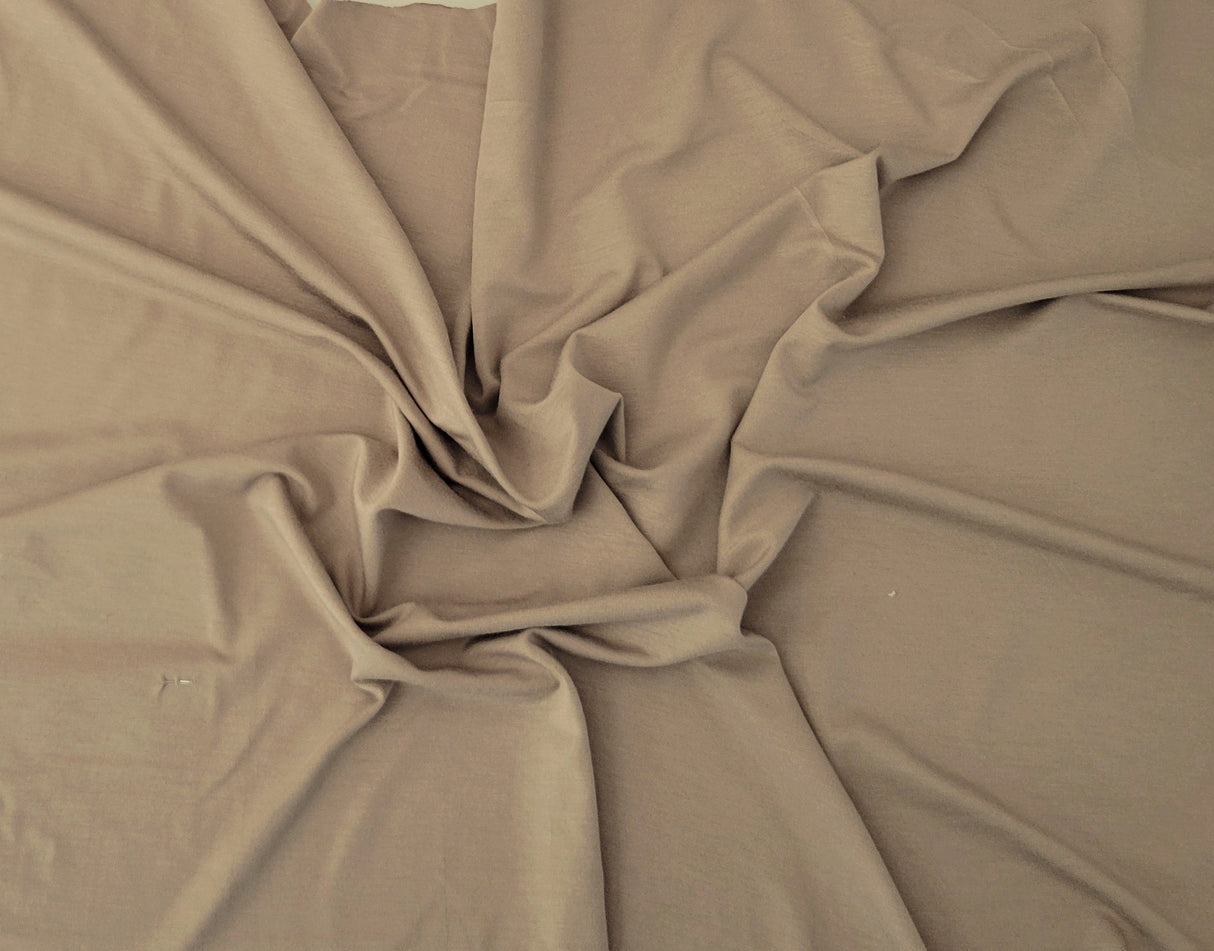 Bamboo Spandex Jersey Toffee
