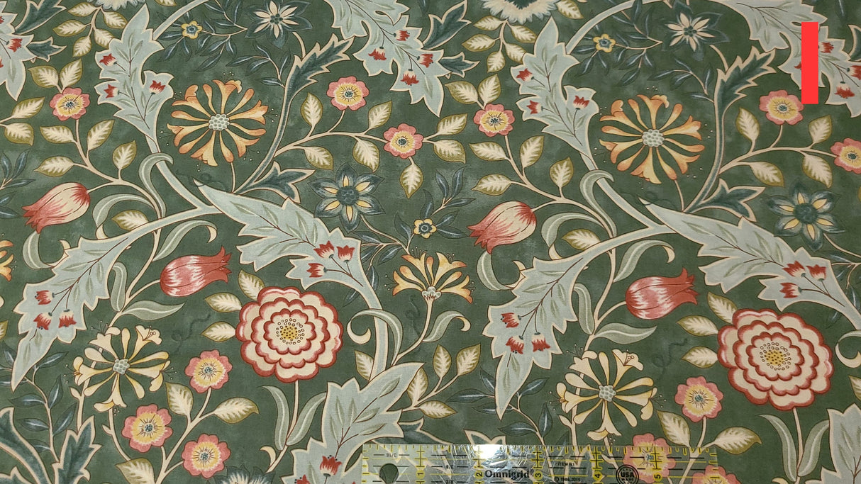 Quilting Cotton Orkney Collection William Morris Floral 100% Cotton