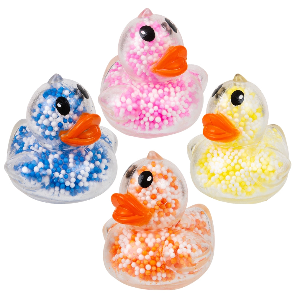 Mini Squeezy Foam Bead Ducky (24 PC Display)