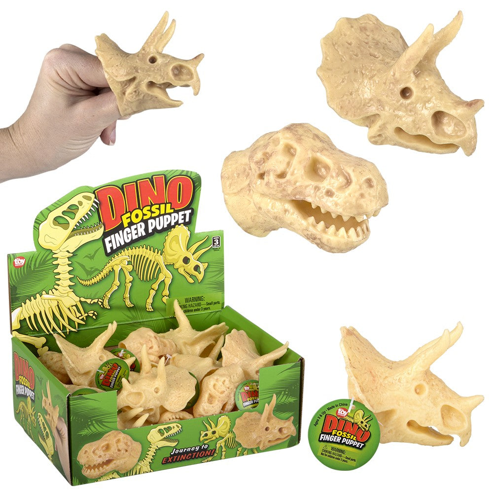 Dino Fossil Finger Puppet (1 DSP)